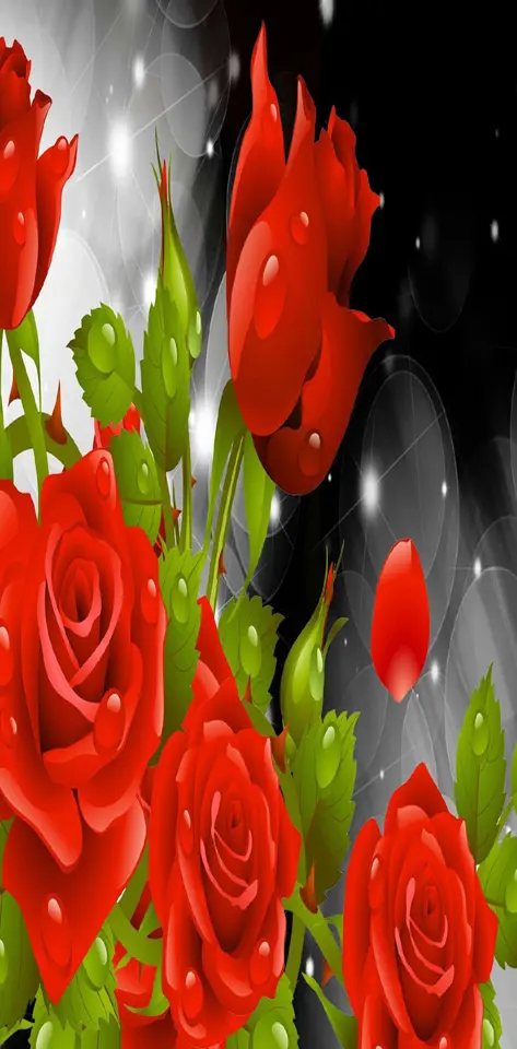 Abstract red Rose