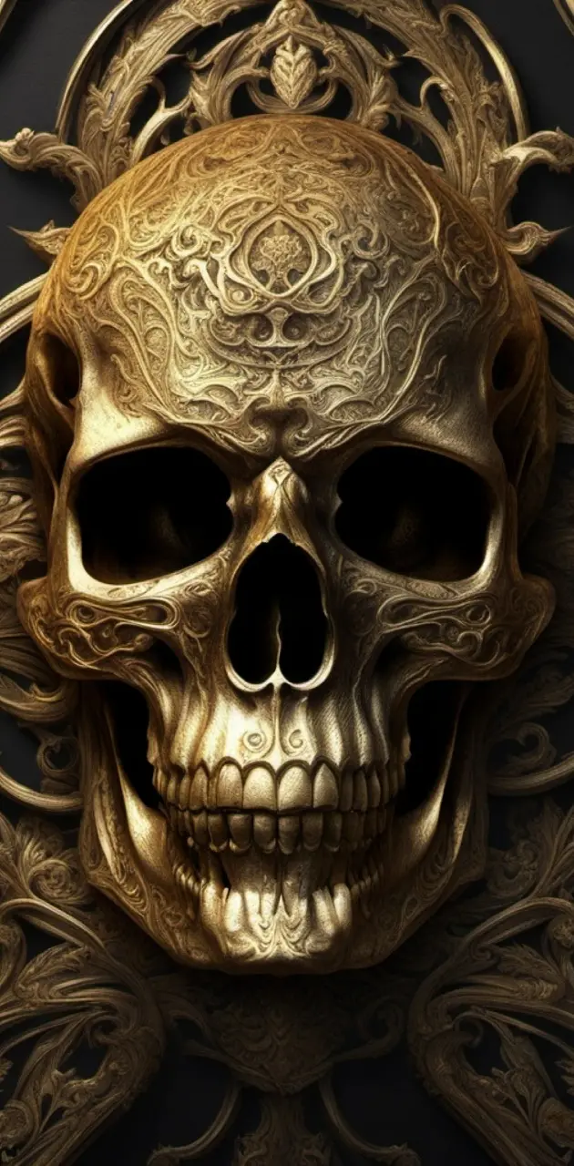 Skull n gold