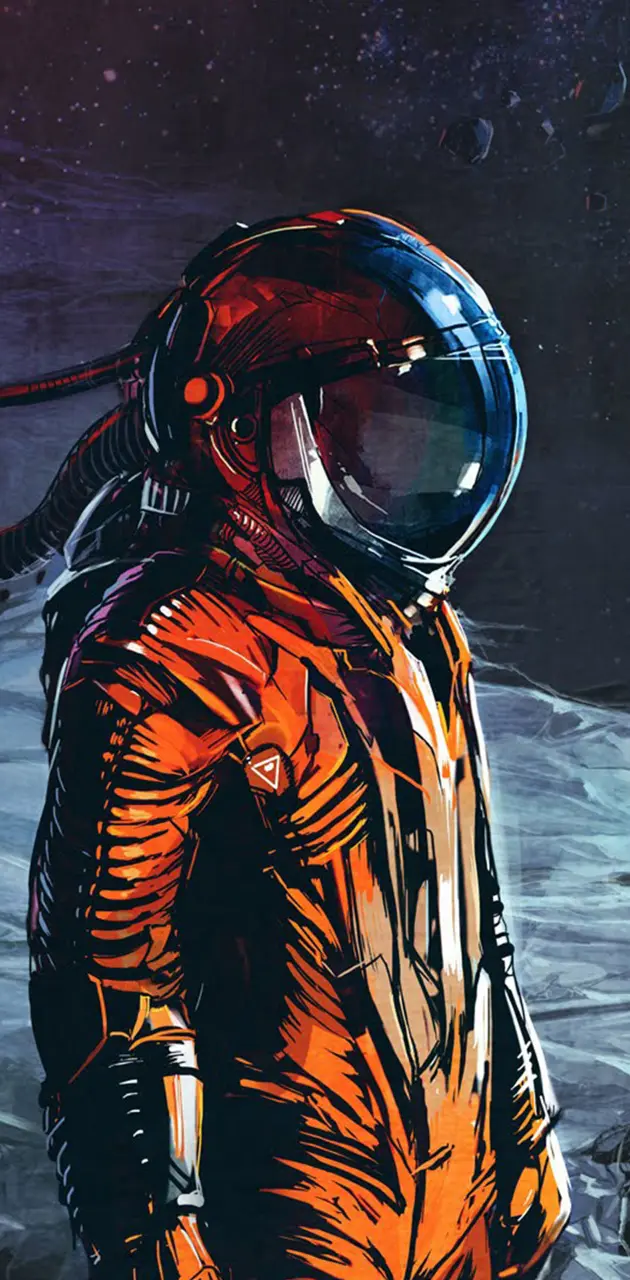 astronaut orange