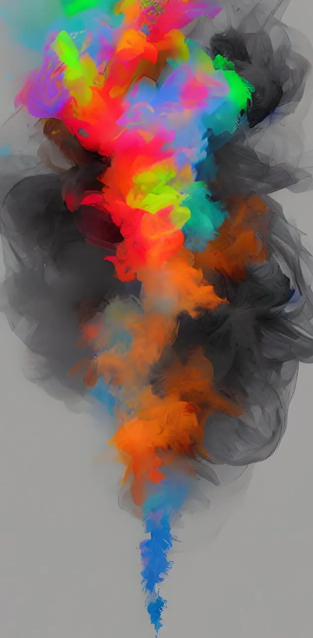 Multicolour smoke 