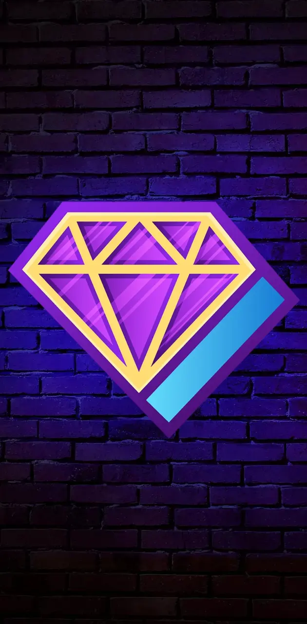 Purple Diamond Wall