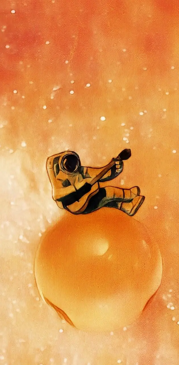 Astronauta en burbuja
