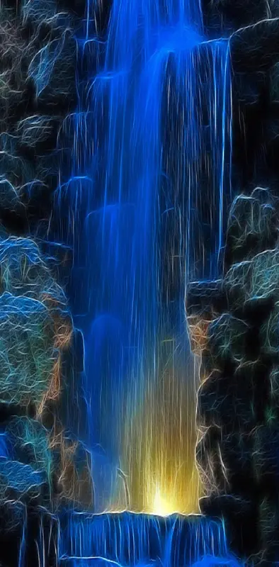 3D Waterfall