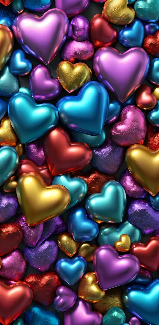 metallic hearts