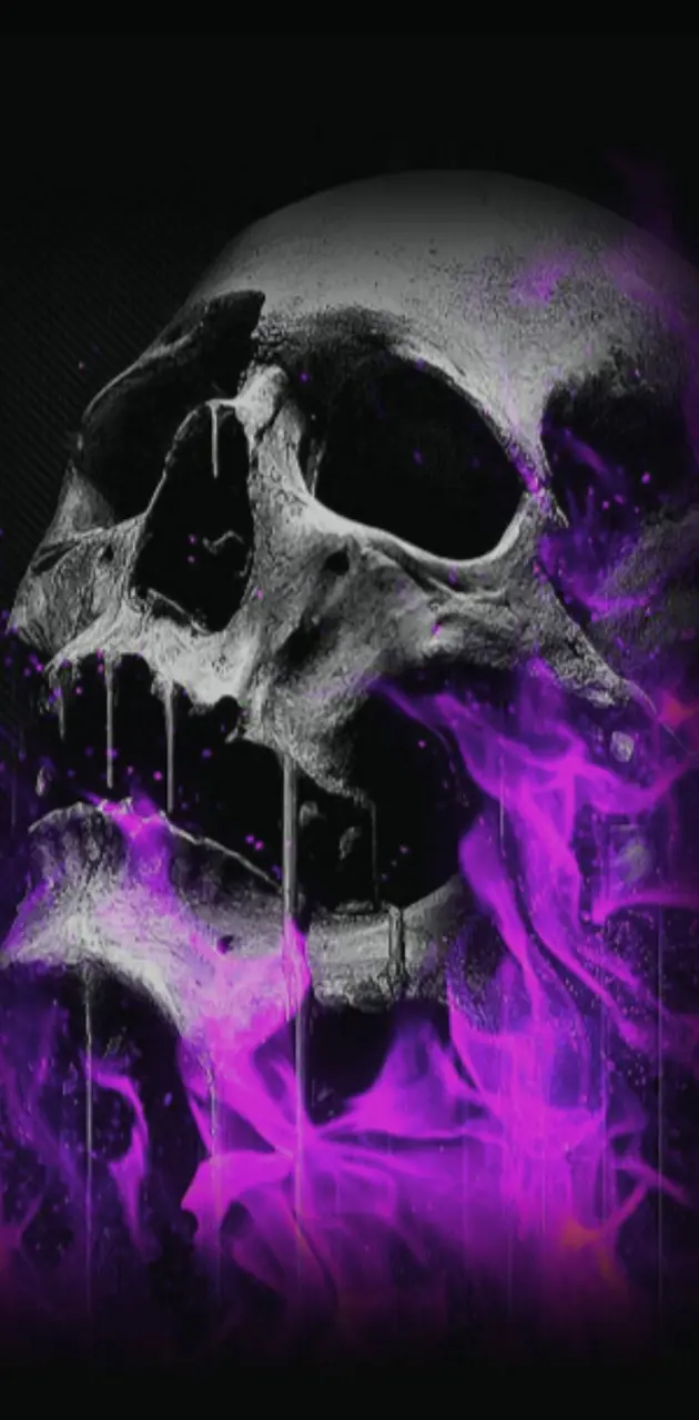 Firey skull