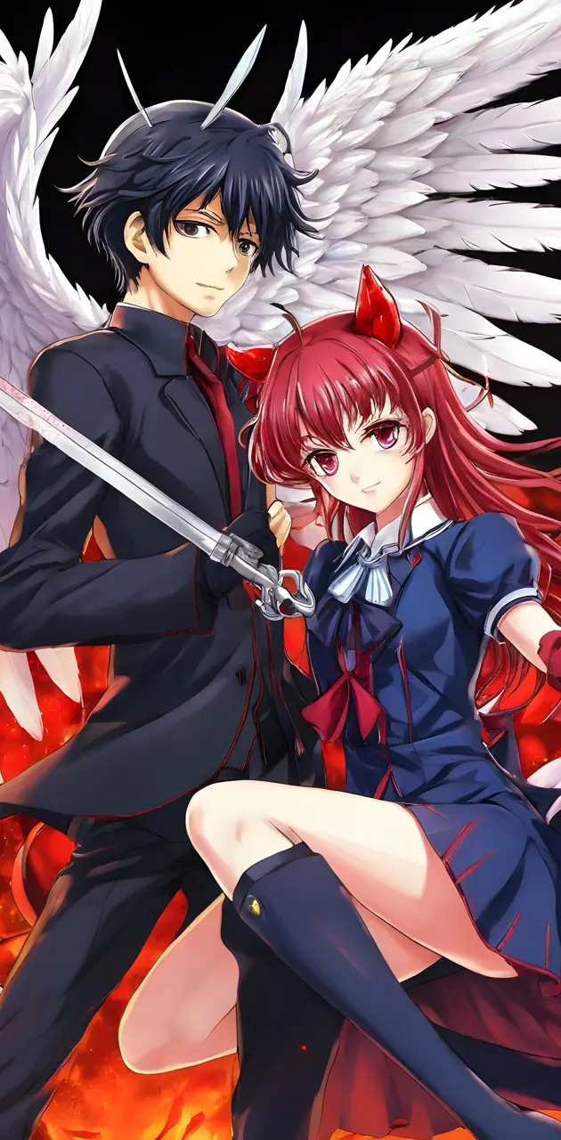 angel and devil girl