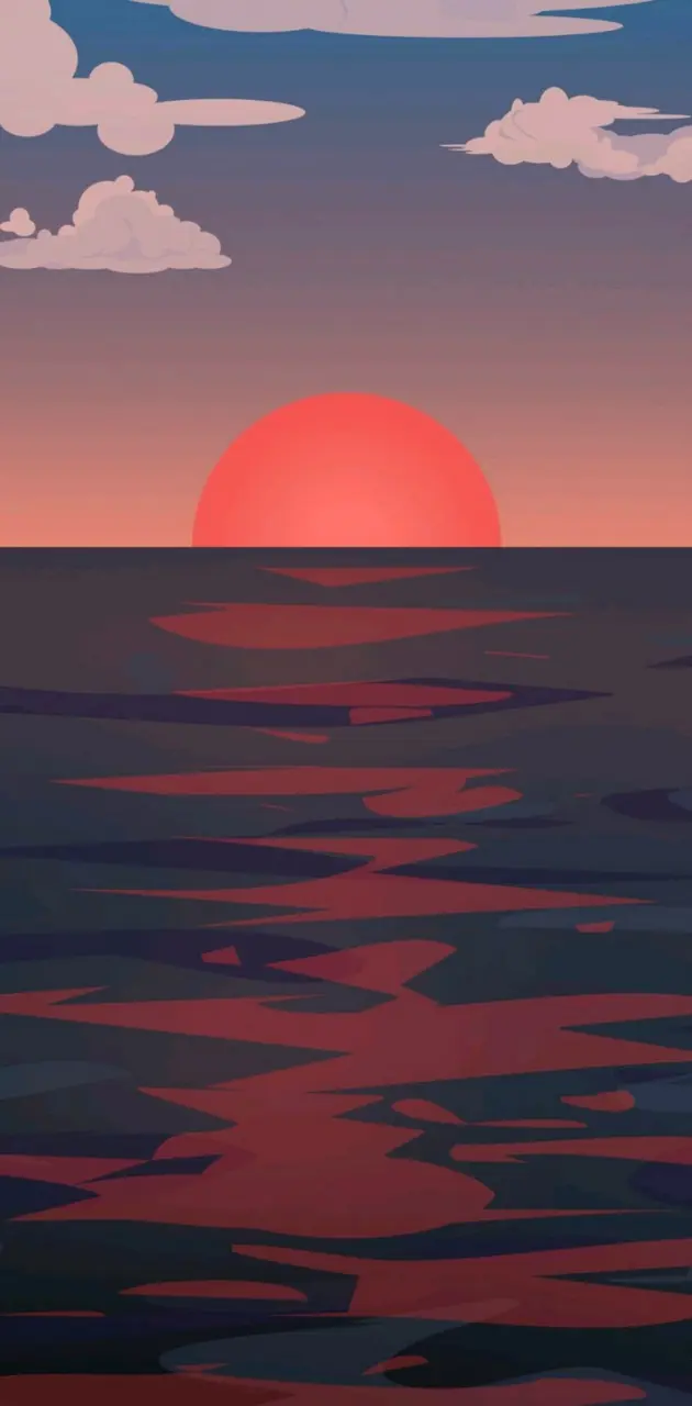 Animated sunset