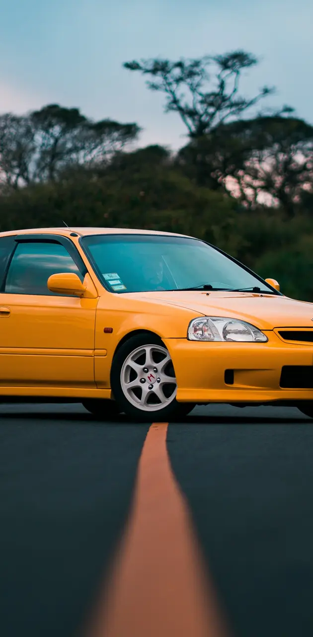 Yellow Civic2