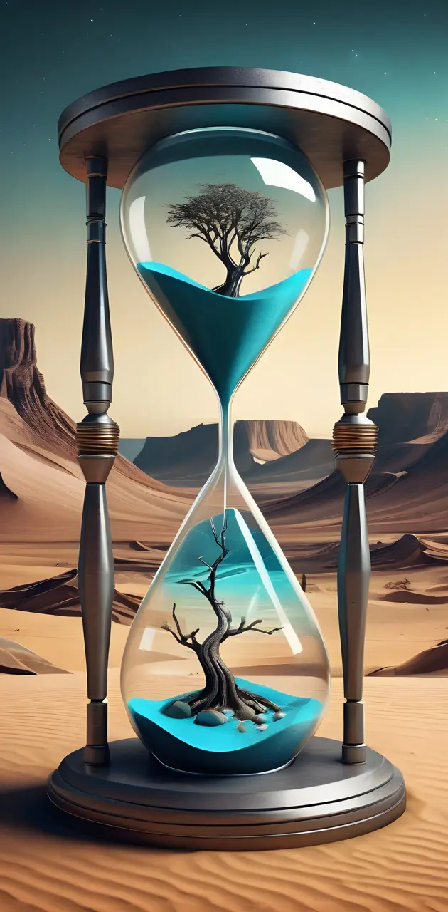 starving trees in an hourglass