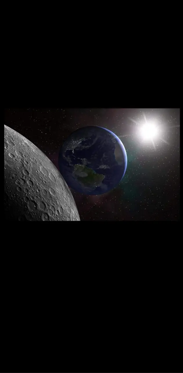 Earth Moon and Sun