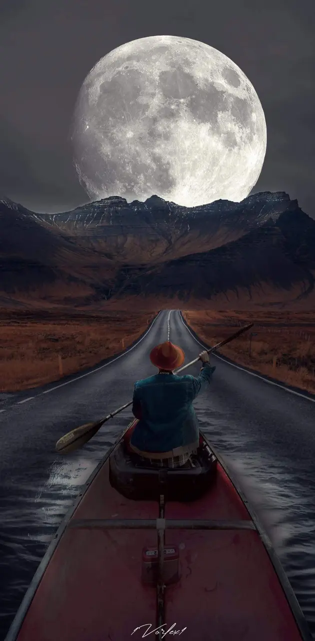 Road to the moon