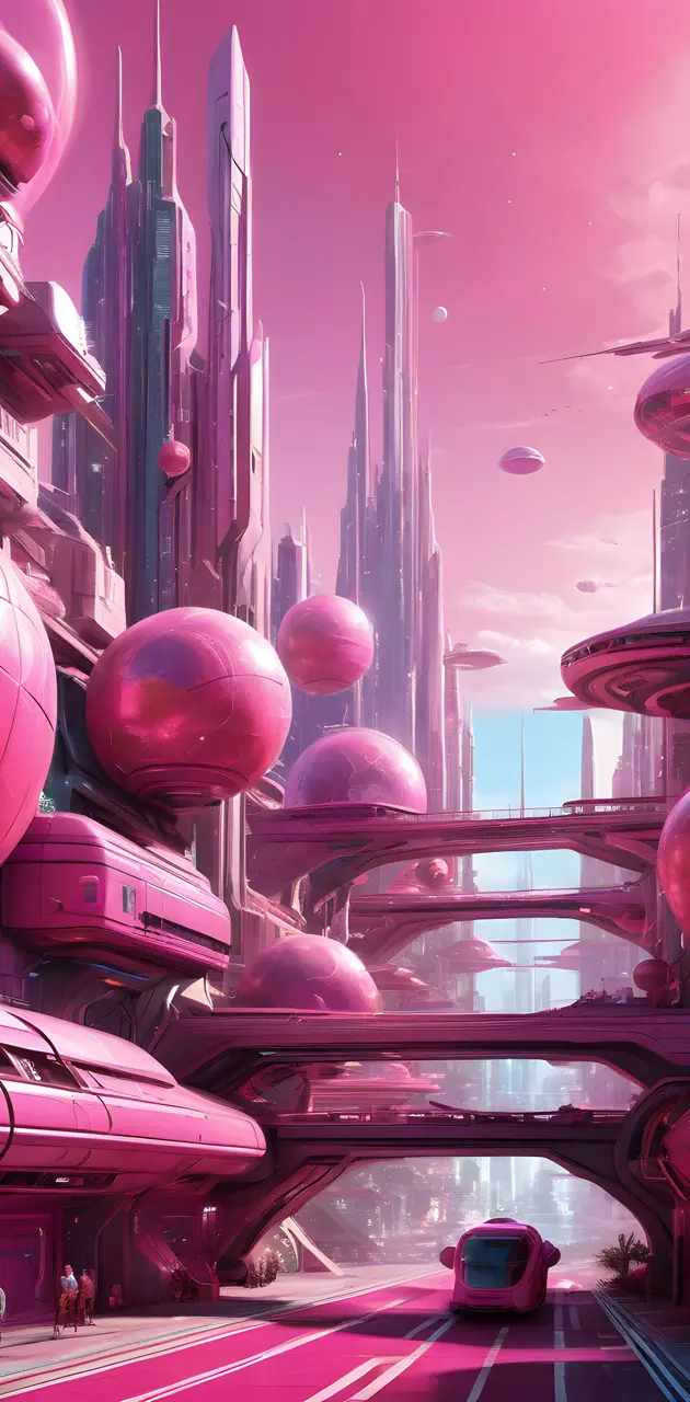 Pink Space City