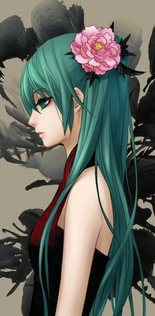 Dark Anime girl wallpaper by Roselie14 - Download on ZEDGE™