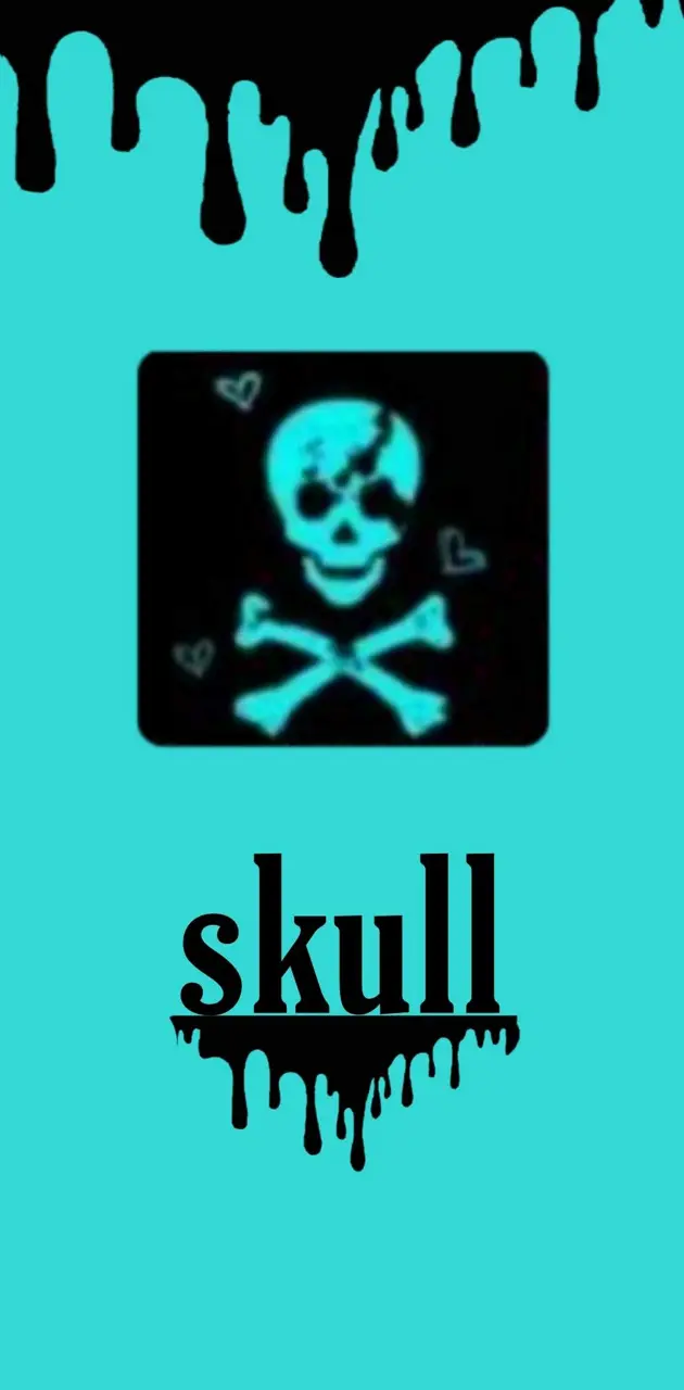 Aqua skull
