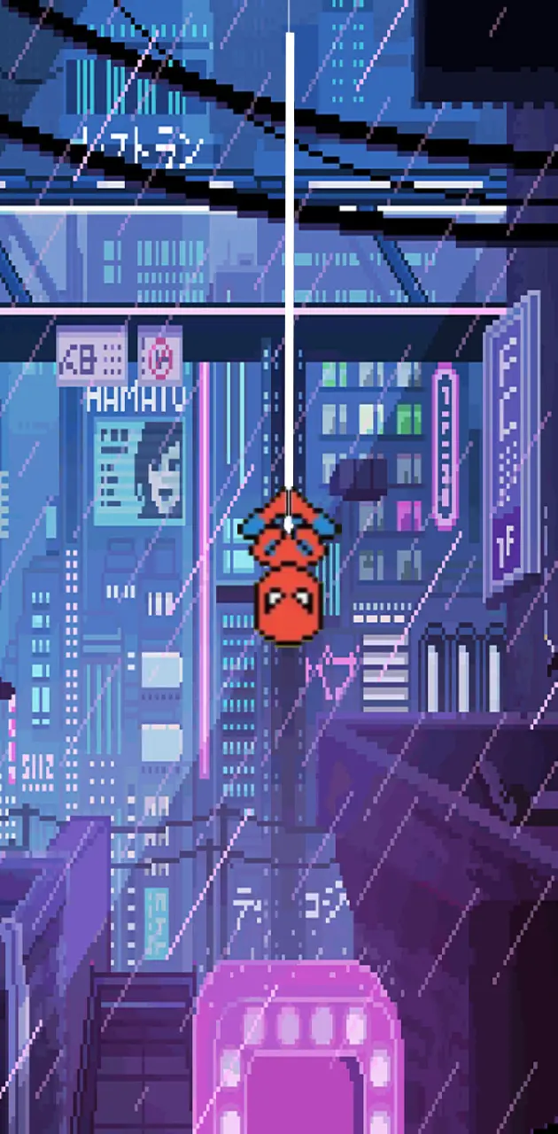 Spiderman pixel art