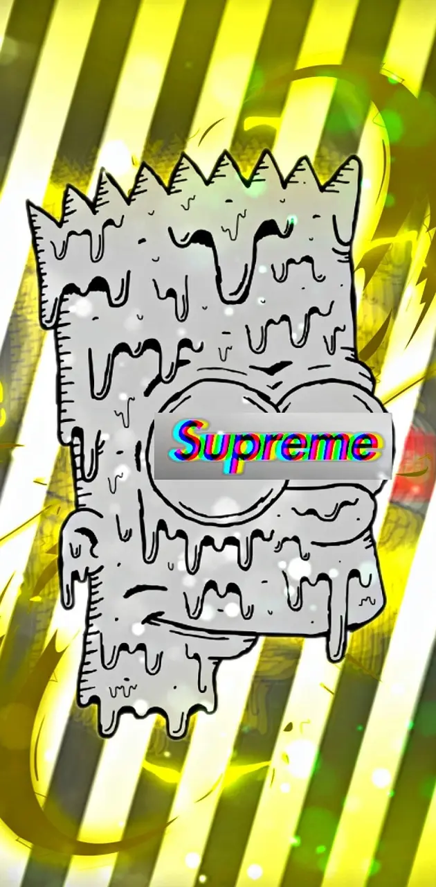 Download Sad Bart Simpsons Supreme Wallpaper