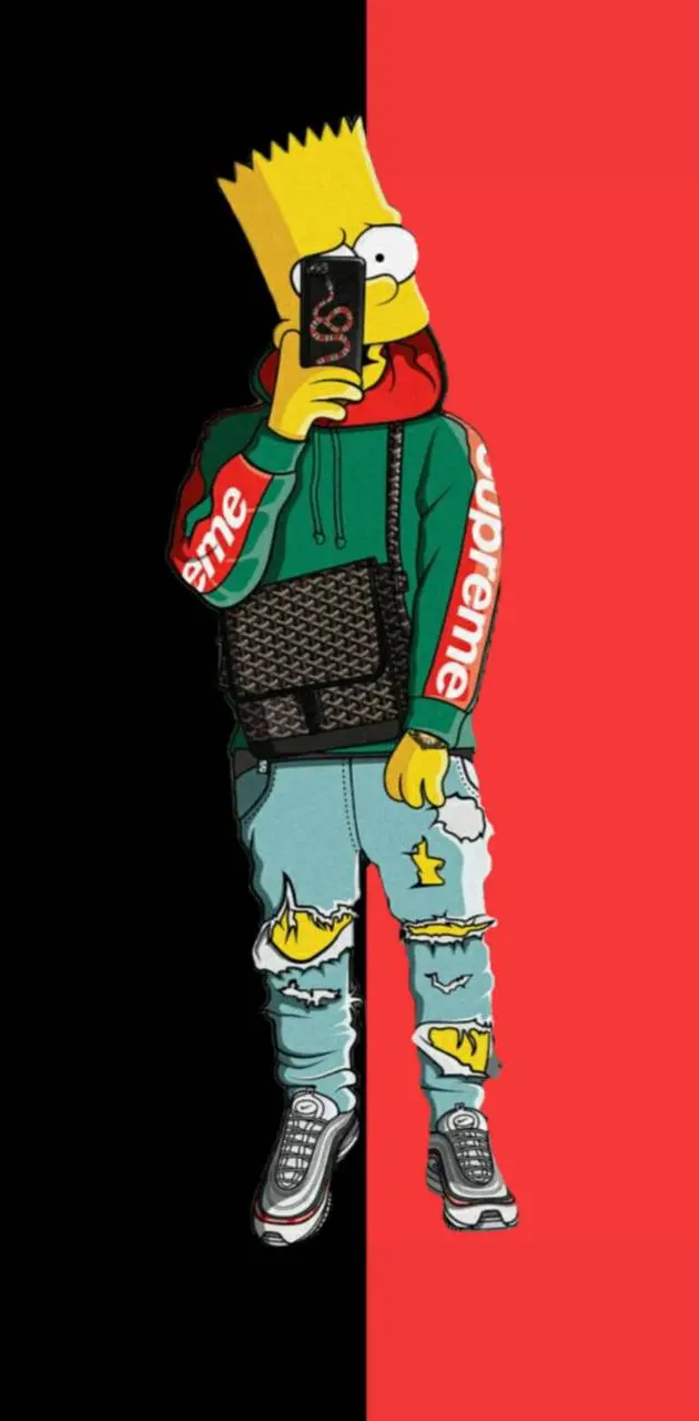 Simpson supreme outlet wallpaper