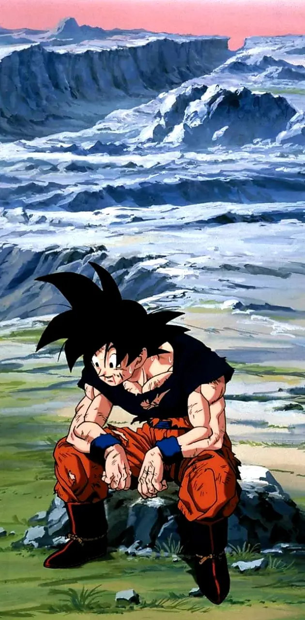 Goku cansado dbz