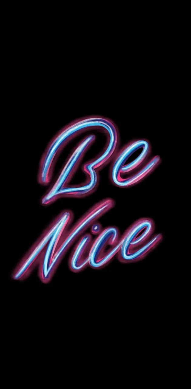 Be Nice Typography