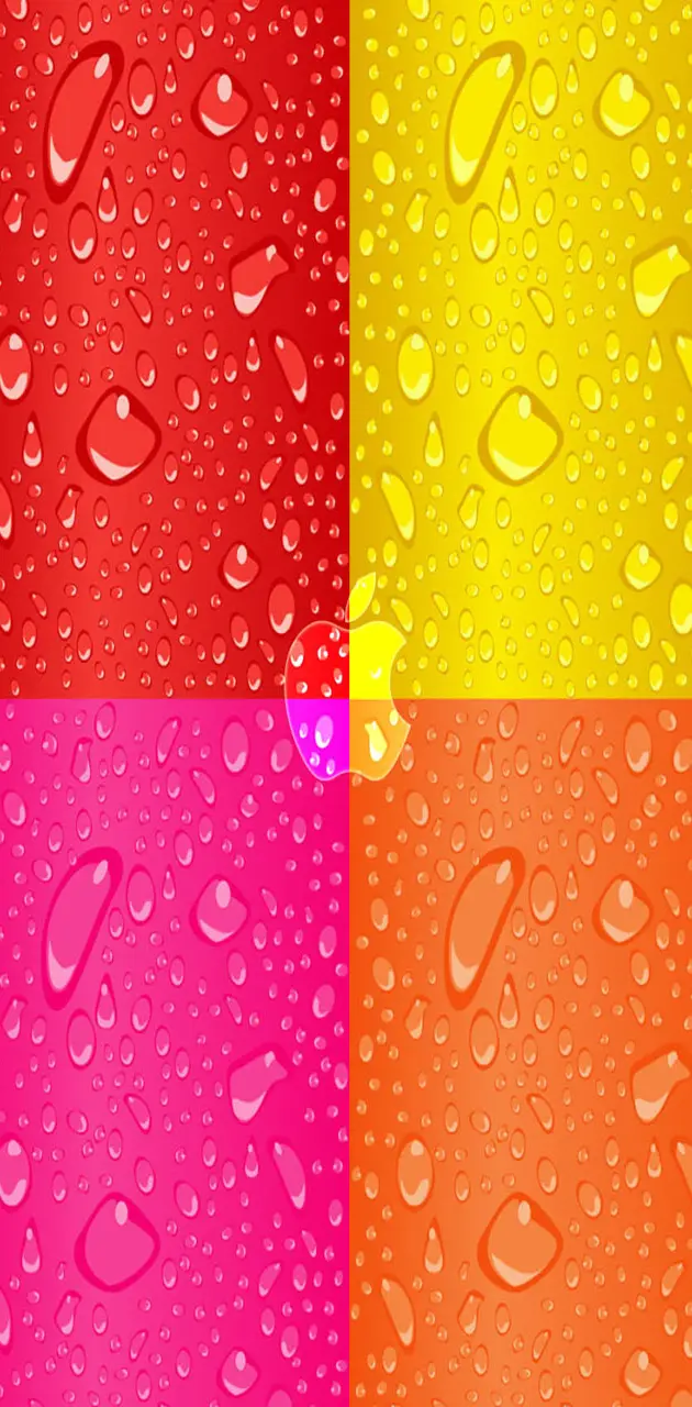 colored water drop wallpaper