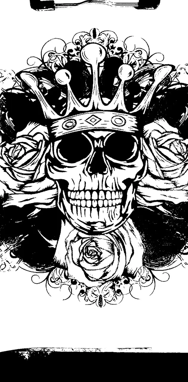 Rose skull