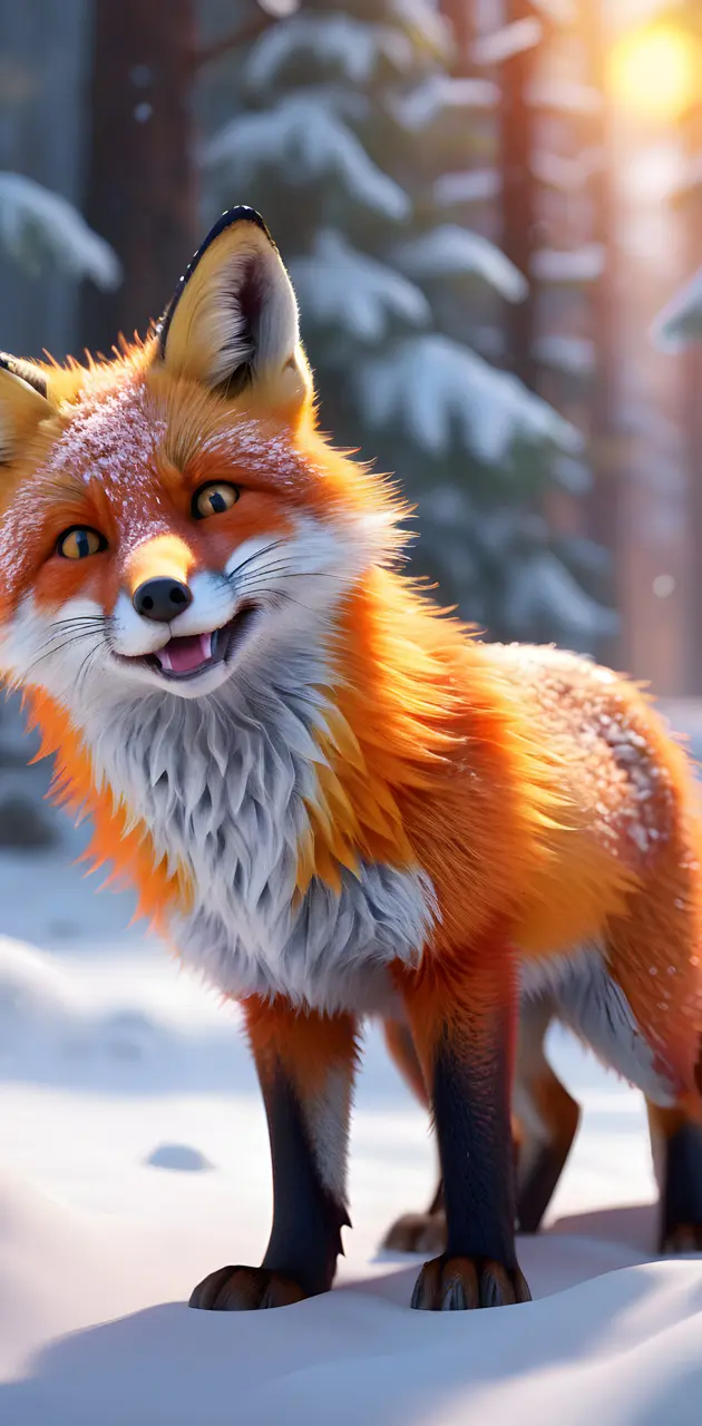 surprised fox!