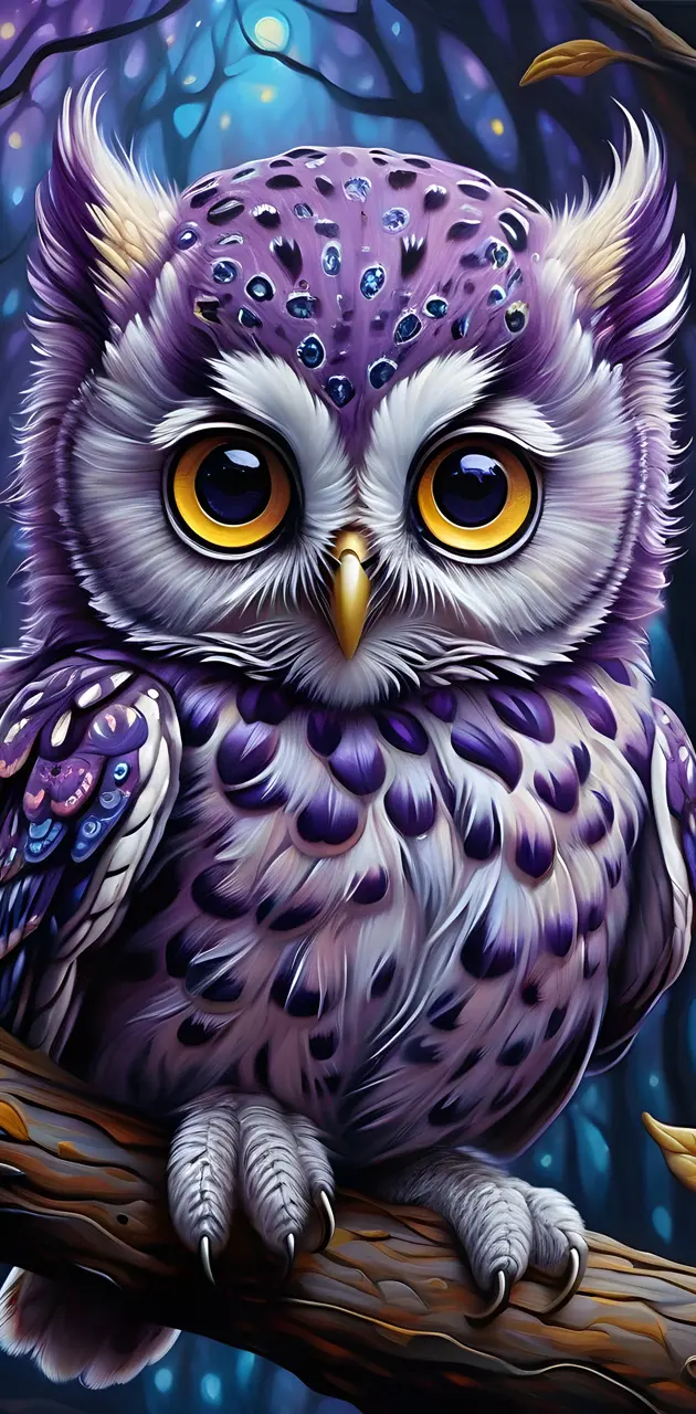 purple owl