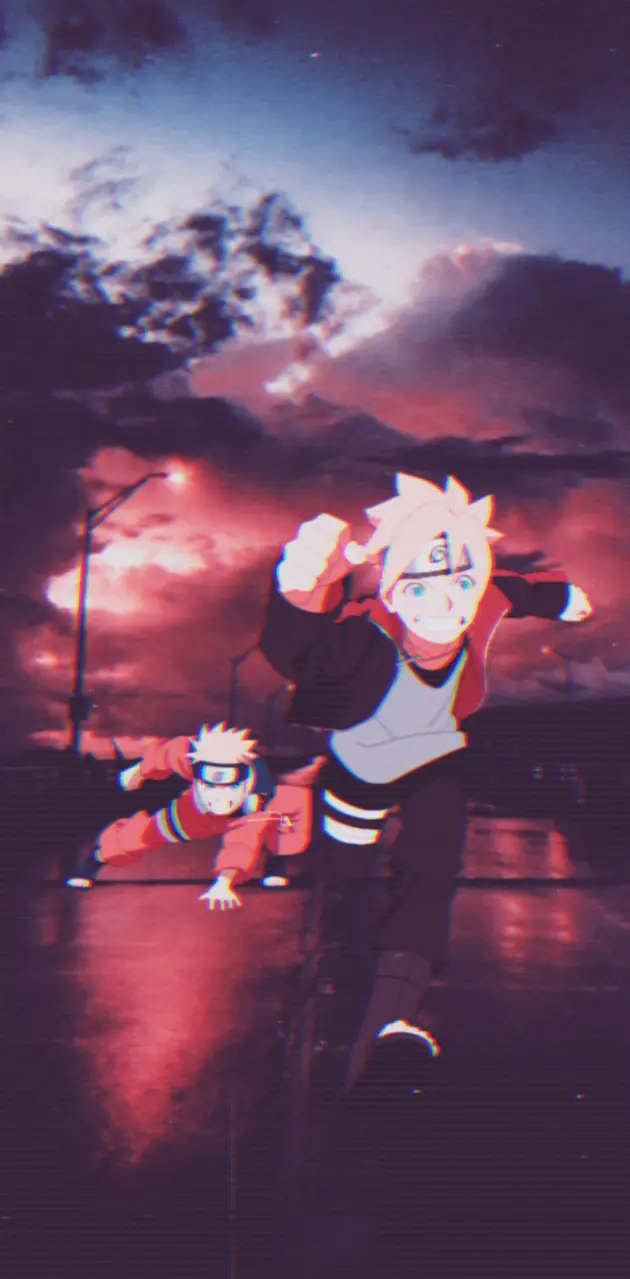 Boruto and Naruto 