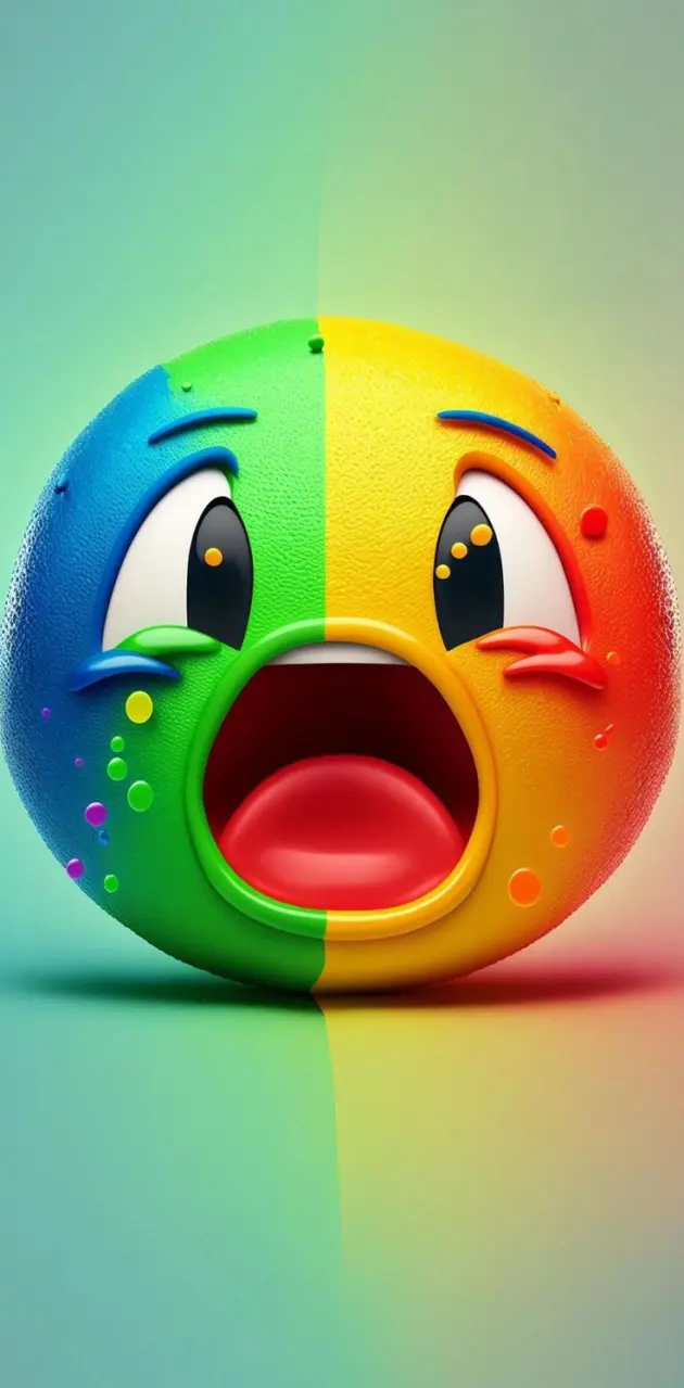 Colourful emoji 
