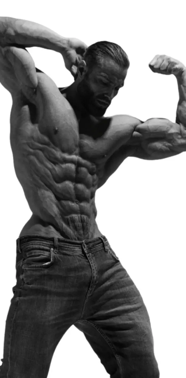 Download Muscular Giga Chad Wallpaper