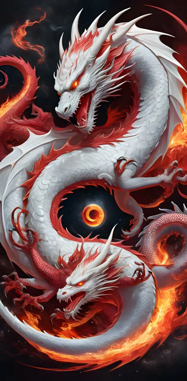 fiery dragon