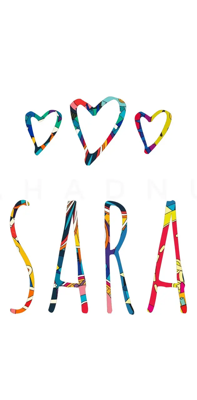Sara - Name Art