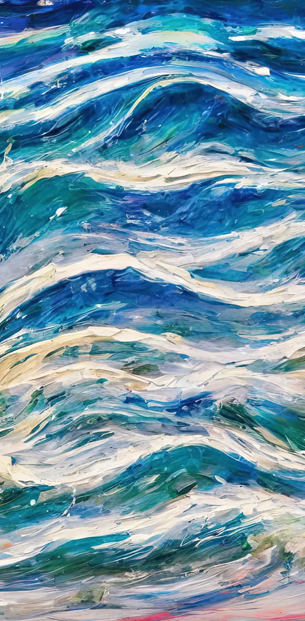 waves painting