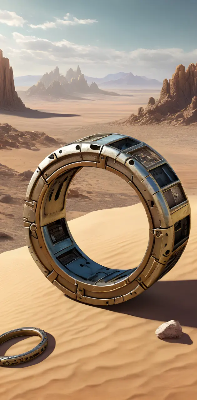Ring in the desert
