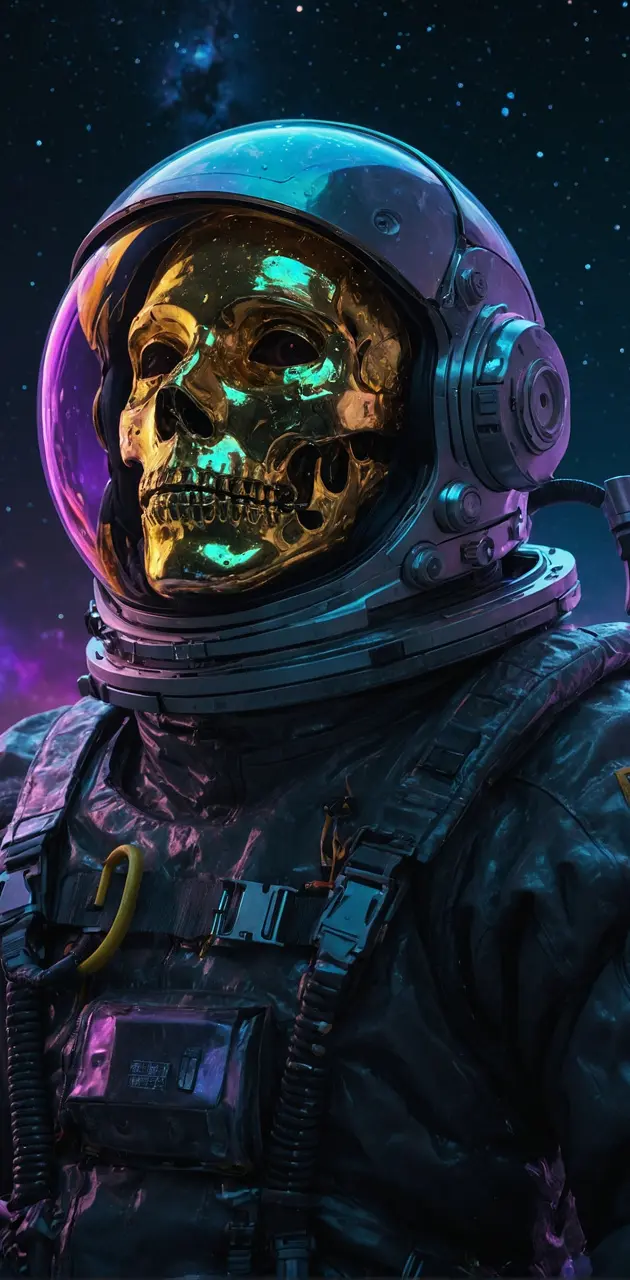 Astronaut with a ludens death stranding space  suit