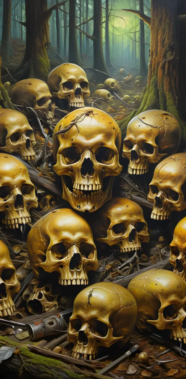 a group of skulls