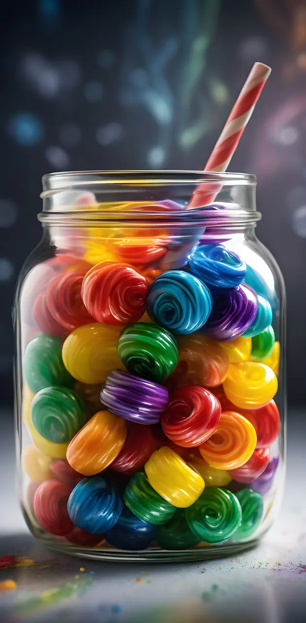 rainbow candy