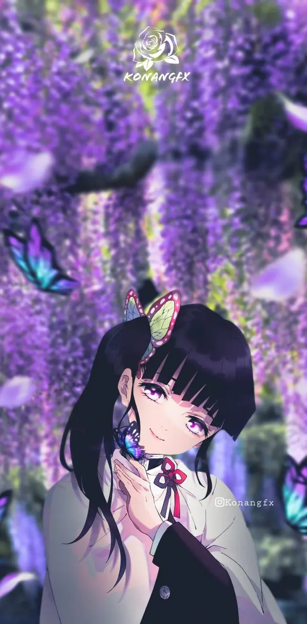 HD wallpaper: Kanao Tsuyuri, DemonSlayer, anime girls, Kimetsu no