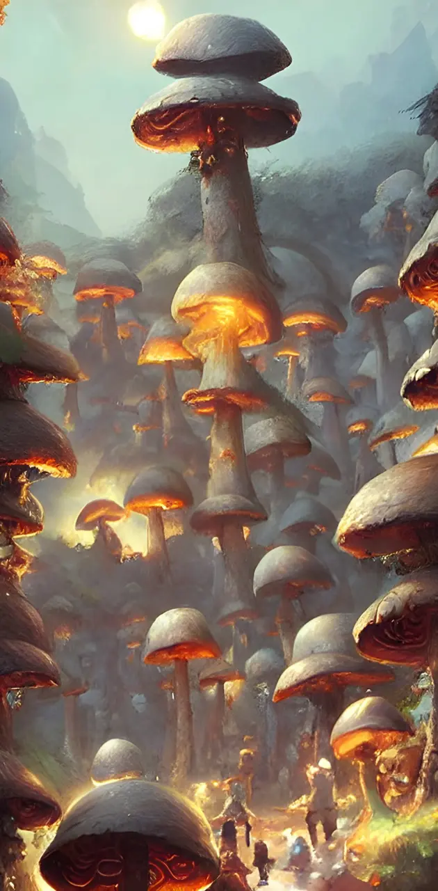 Mushroom village 