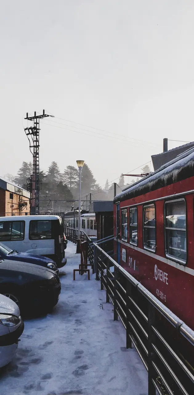 A frozen train