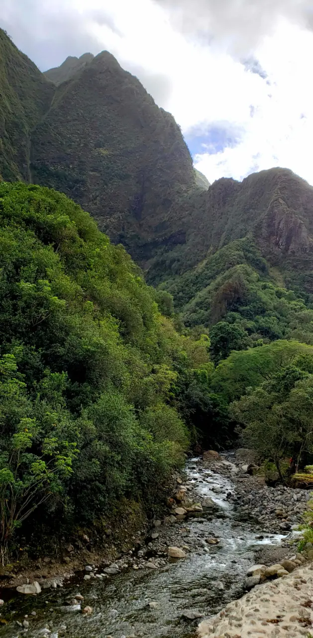 river in Iao valley 