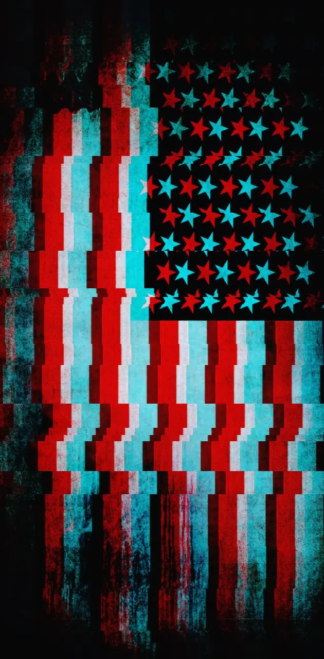 America flag 3D