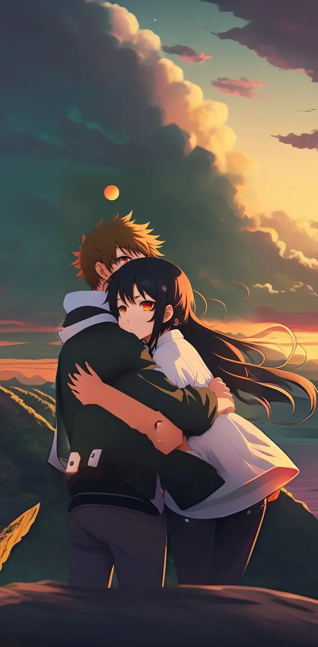 Anime couple romance 