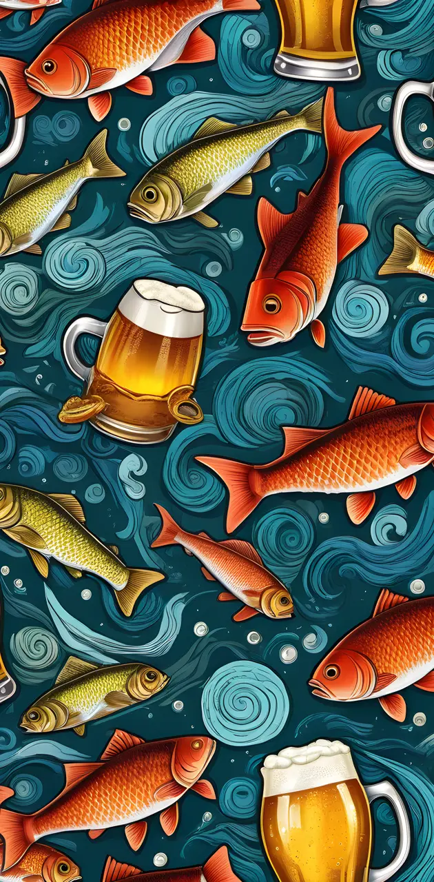 beer and fish