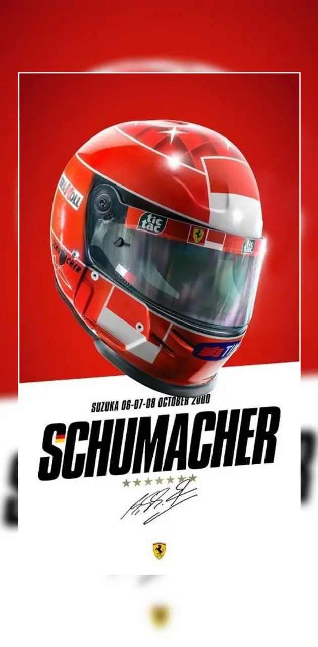 Schumacher Helmet