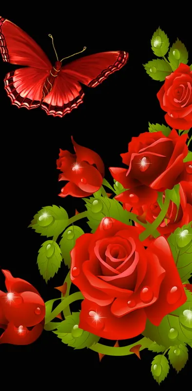 Red Roses by Marika