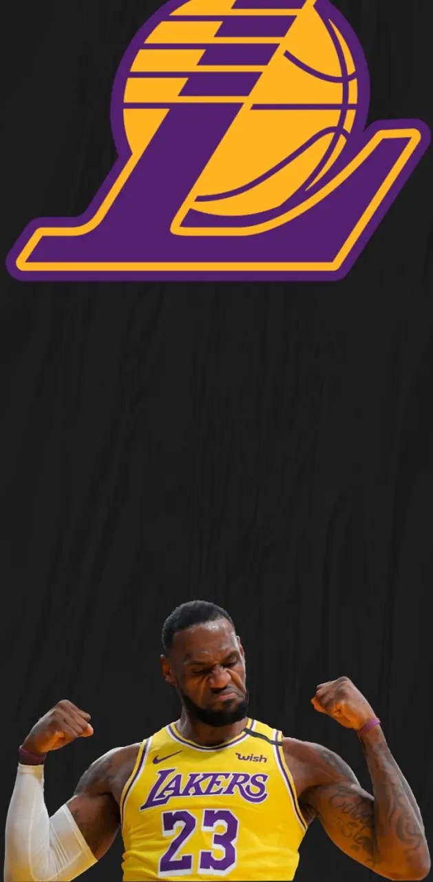 Download Lebron Nba Lakers 23 Purple Jersey Wallpaper