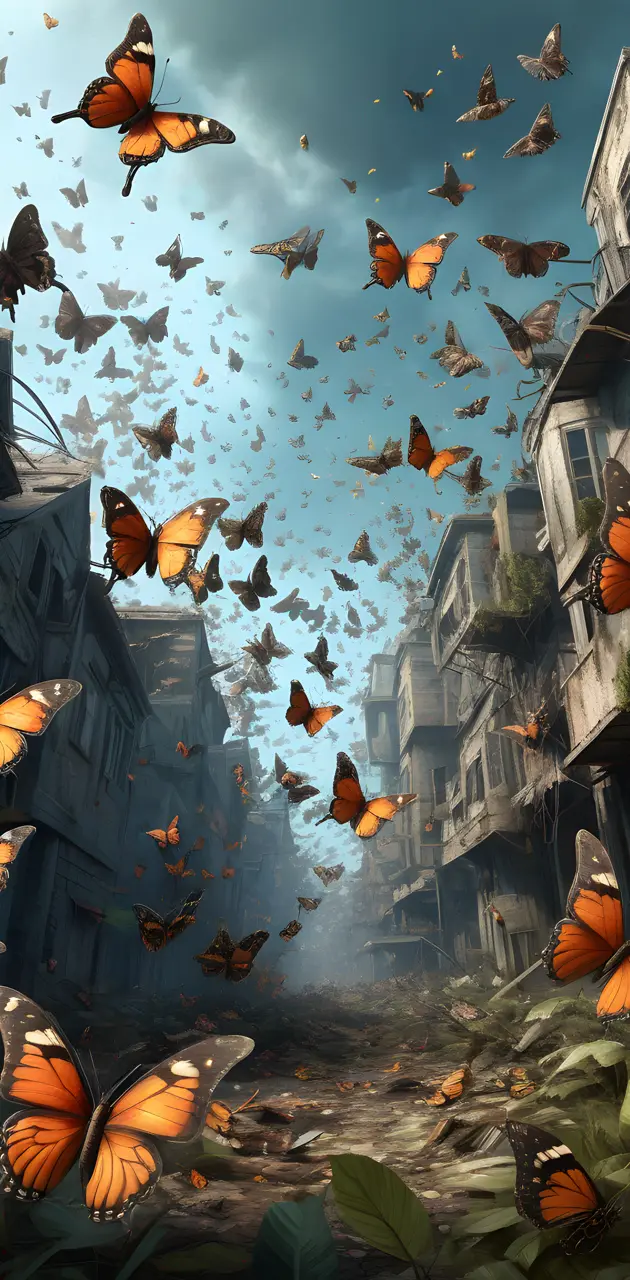 post apocalyptic butterflies