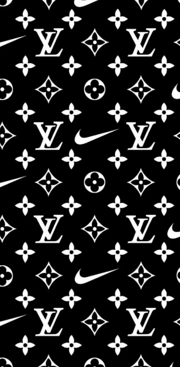 Download Nike Swoosh Louis Vuitton Wallpaper