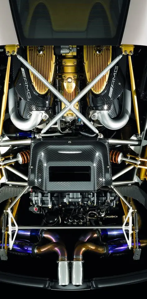 Pagani Huayra Engine
